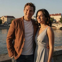 David and Natalia couple photo, American-Russian marriage success story from Moscow