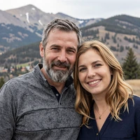 Robert and Olga couple photo, American-Russian marriage success story